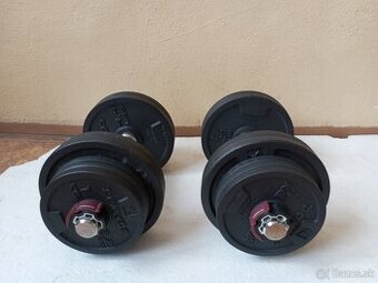 Liatinové nakladacie jednorúčky DECATHLON/CORENGTH  2x16 kg - 4