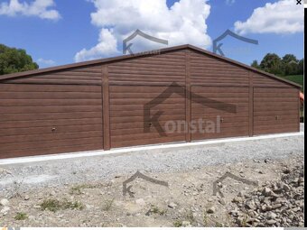 Plechová garáž 12x5 m Doprava a montaż gratis po celej SR - 4