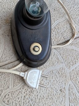 Retro bakelitová nočná lampa + retro bábiky - 4