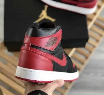 Nike Air Jordan 1 High Red-Black - 4