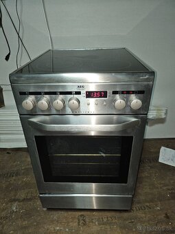 Sporák,AEG sklokeramický,  elektrický - 4