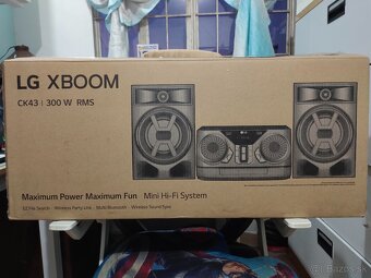 Predám hifi mini / mikrosystém LG CK 43 300W BOOM - 4