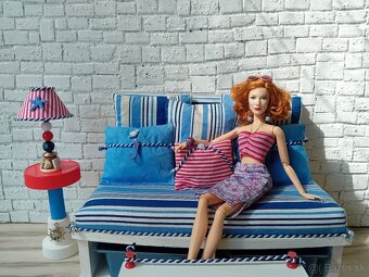 Obývačka pre Barbie v námorníckom štýle - 4