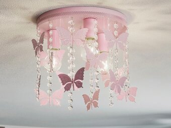 Stropné svietidlo s motýľmi - 4