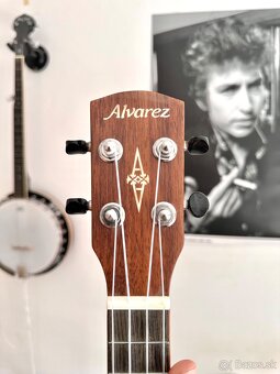 Predám elektro akustické ukulele Alvarez AU70WCCE - 4