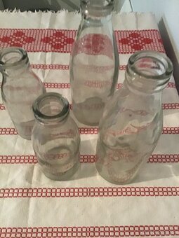 STARé MLIEKOVé FLAšE  ORIGINAL KUSY - 4