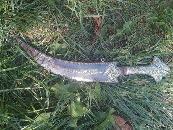 PERZSKA DÝKA DAMSCUS STRIEBRO RUCNA PRÁCA - 4