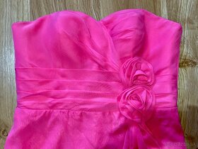 pink flower dlhe stylove spolocenske saty - 4