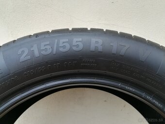 Letné pneumatiky 215/55 R17 Continental, 2ks - 4