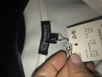 NOVÉ z visackami VERSACE collection pánske polotricko L/XL - 4