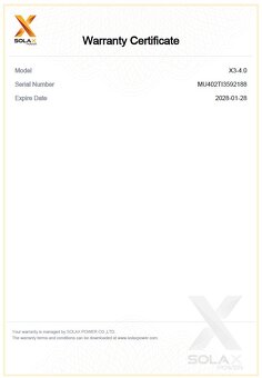 SOLAX X3 MIC 4kW - 4