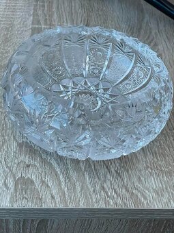 Krištálový brúsený popolník - 4