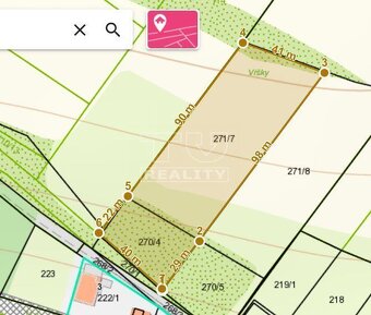 Stavebný pozemok- Dolný Lieskov- 4770 m2 - 4