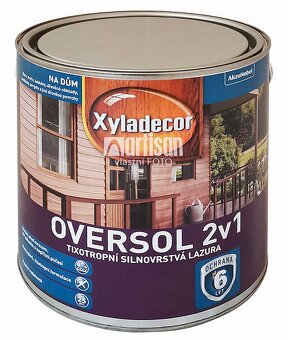 XYLADECOR Oversol 2v1 - tixotropná silnovrstvová lazúra na d - 4