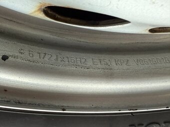 Sada diskov R16 so zimnými pneumatikami na VW T5 - 4