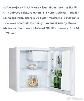 Mini hotelová chladnička - 4