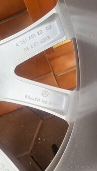 alu R20 5x112, orig. Mercedes R /+ ML/ letné pneu 275/40 - 4
