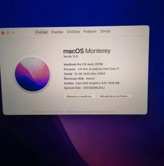 Macbook Pro Retina 15 2018 i7 Cena 470€ - 4