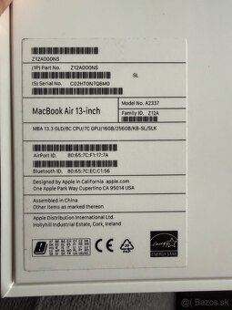 MacBook Air 13-inch, M1, 16GB/256 GB - 4