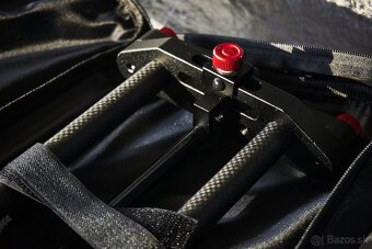 Karbónový slider - koľajnice s osou (pan) 80cm - 4