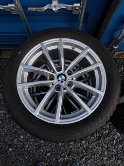 Orig. BMW 5x112R17 + zimné pneu 225/50 r17 - 4