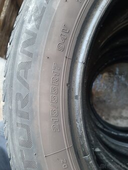 215/55R17 letné pneu,Brigestone - 4