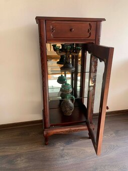 Rustikalna vitrínová skrinka - 4