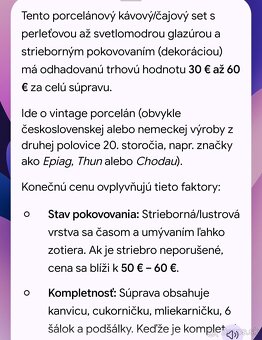 Porcelánový set - 4