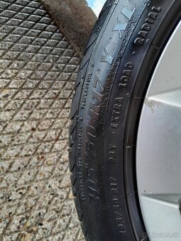 4x108 R17 originál Peugeot elektróny 205/50 R17 XL - 4
