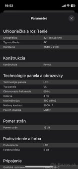Samsung smart monitor M70D 32” - 4