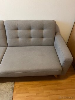 Sivá rozkladacia pohovka NAPPA 3F ako nová- PC 730 € - 4