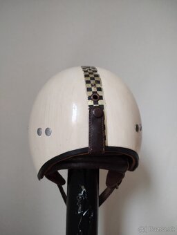 Predám retro helmu na starý motocykel Jawa ČZ veľkosť 58cm - 4