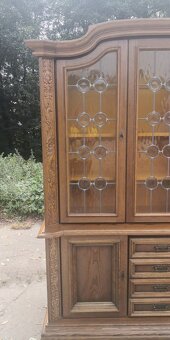 Rustikálny masívny priborník - 4