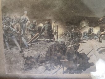 Obraz scéna z bitky 1914/18. - 4