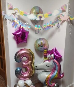 Nové balóny Unicorn 110cm - sada AŽ 15/16 kusov - 4