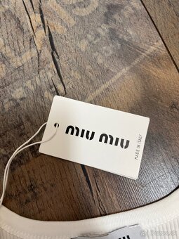Miu miu tielko biele - 4