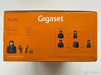 Gigaset AS200 - bezdrôtový, pevná linka - 4