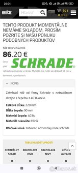 SCHRADE Zatvárací nôž Viper 3rd Gen OTF Assist - šedý (SCHOT - 4