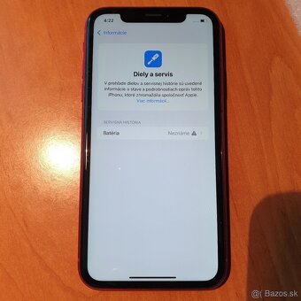 iPhone XR 64GB Code RED 100% baterka TOP stav - 4