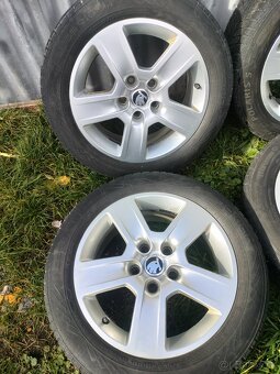 ❄️zimné 4ks alu disky orig. Škoda 5x112 r16 6mm ❄️205/55 r16 - 4