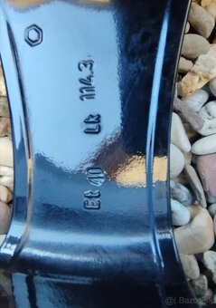 Predám kompletné kolesa Borbet F a pneu Continental - 4