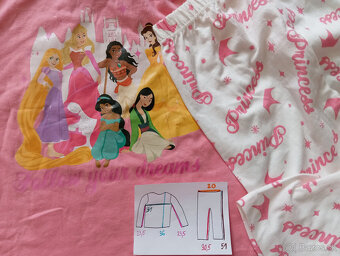 Pyžamko Disney Minnie Mouse, Princezné 104 - 4