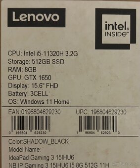 Lenovo IdeaPad Gaming 3 - 4