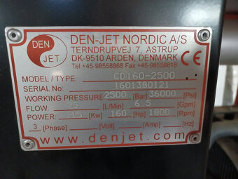 Vysokotlakový čistič Denjet CD 160-2500 bar r.v. 2023 - 4