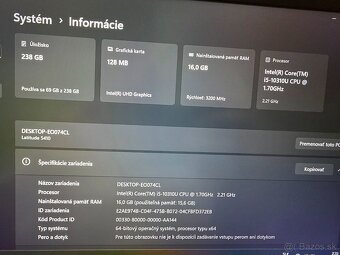 Dell Latitude 5410 s procesorom i5 10 generacie 16gb ram a 2 - 4