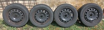 Plechové disky 16" ET50 s pneumatikami - 4