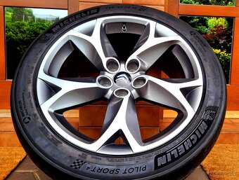 Alu R18 5x108 orig. CITROEN+TPMS+letné pneu - 4