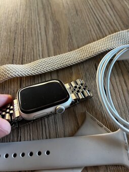 Apple Watch 8 45mm Starlight Aluminium - 4