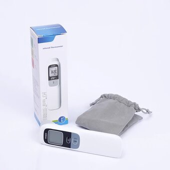 Novy bezdotykovy teplomer s farebnym podsvietenim - 4