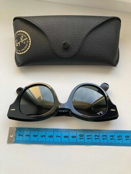 Čierne slnečné dámske okuliare Ray-Ban - 4